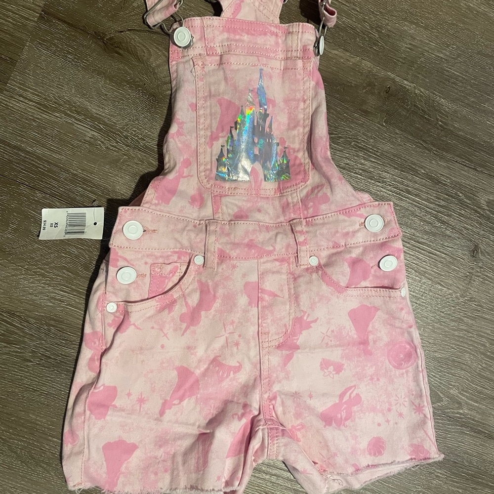 Girls Xs Disneyland overalls